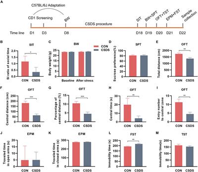 Altered Fecal Metabolites and Colonic Glycerophospholipids Were Associated With Abnormal Composition of Gut Microbiota in a Depression Model of Mice